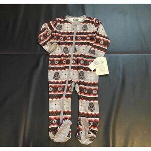 NWT Star Wars Christmas Darth Vader Sleeper Baby Boys Size 18M